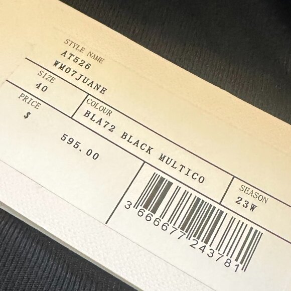 Iro Juane Jacket Open-Front Blazer Black Multi-Color Tweed Size 40 Large NWT NEW - Picture 12 of 14